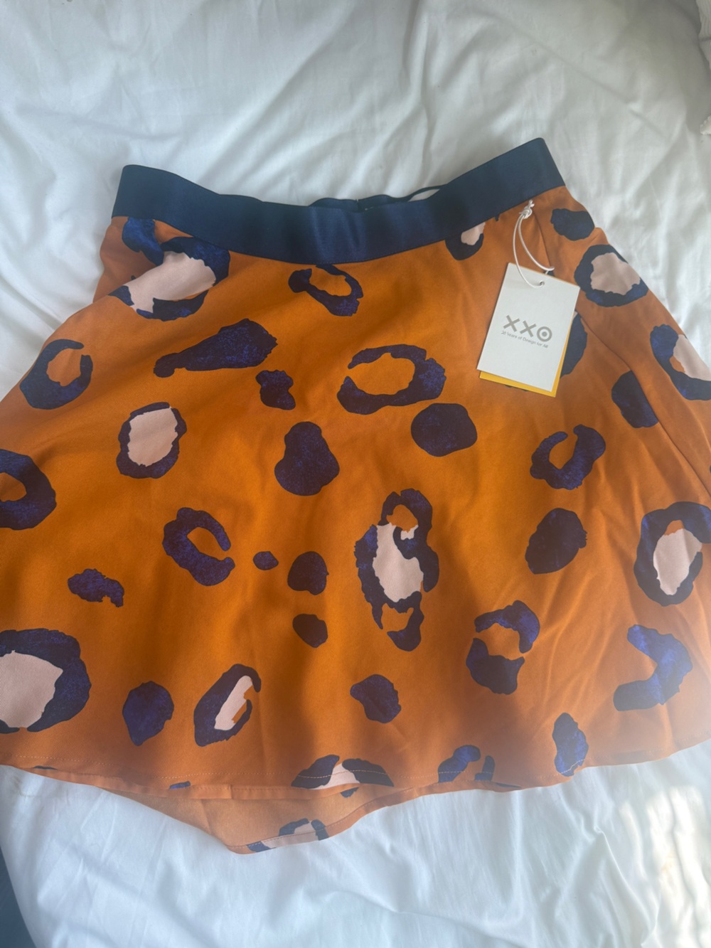 3.1 Phillip Lim for Target Orange Leopard-Print Skater Skirt